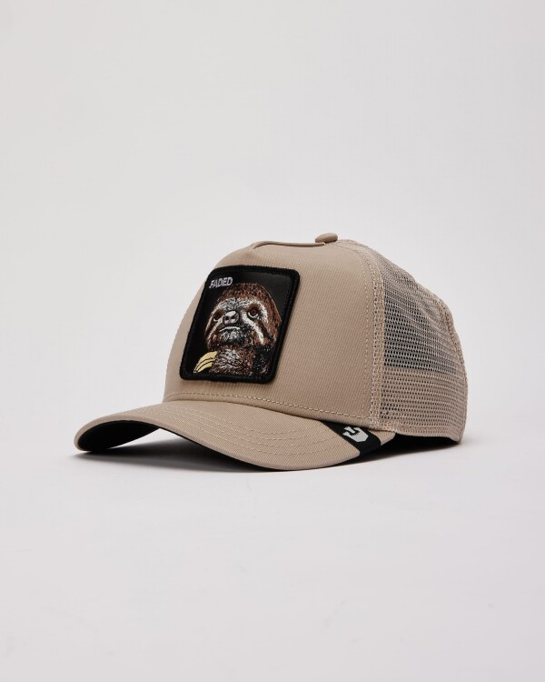 Gorra Goorin Bros Trucker Baseball - The Faded Sloth Beige