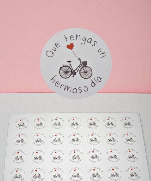 Stickers feliz dia plancha DISEÑO 3