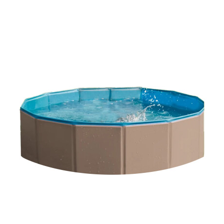 Piscina Plegable Multiuso 100x30cm PVC Antideslizante Celeste