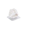 Soporte de pared para escoba autoadhesivo blanco