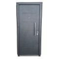 PUERTA SEMI BLINDADA DOBLE CHAPA CON BARRAL REDONDO IZQUIERDA - NEGRA PUERTA SEMI BLINDADA DOBLE CHAPA CON BARRAL REDONDO IZQUIERDA - NEGRA