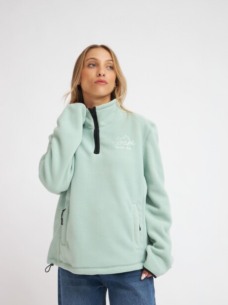 CAMPERA MILAGROS VERDE AGUA
