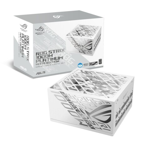 Fuente Asus Rog Strix 1000P Gaming 80 Plus Platinum Blanca 001