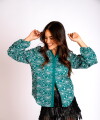 Camisa Francia verde petróleo
