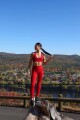 Legging Define High-Waisted Legging Mujer Holly Berry