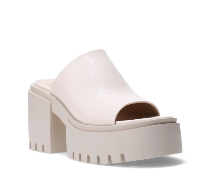 Sandalia ROTTERDAM con plataforma descalza Beige