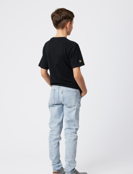 PANTALÓN DE JEAN SKINNY Celeste