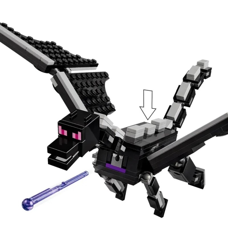 Lego Minecraft El Dragón Ender Y El Barco Del End Lego Minecraft El Dragón Ender Y El Barco Del End