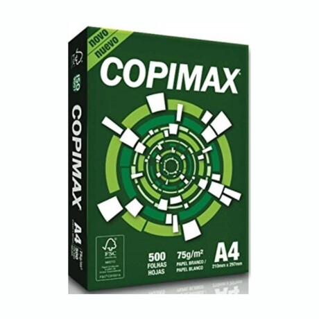 Papel Fotocopia COPIMAX A4 75g 500 Hojas Papel Fotocopia COPIMAX A4 75g 500 Hojas