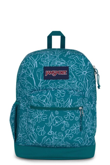 MOCHILA CROSS TOWN PLUS DELIGHTFUL DAISIES GREEN