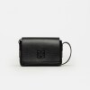 Mini bag Hana en cuero graneado Negro