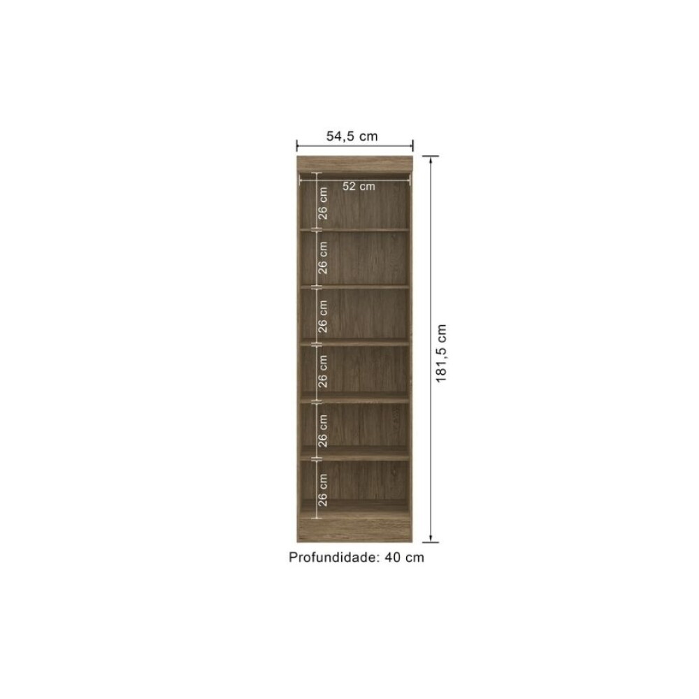 Multiuso 2 puertas con estantes Wood