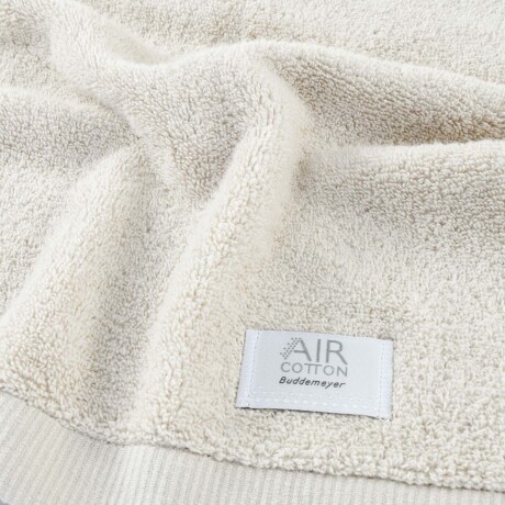TOALLA DE BAÑO ALGODON NATURAL-BEIGE DUAL AIR BUDDEMEYER CREMA
