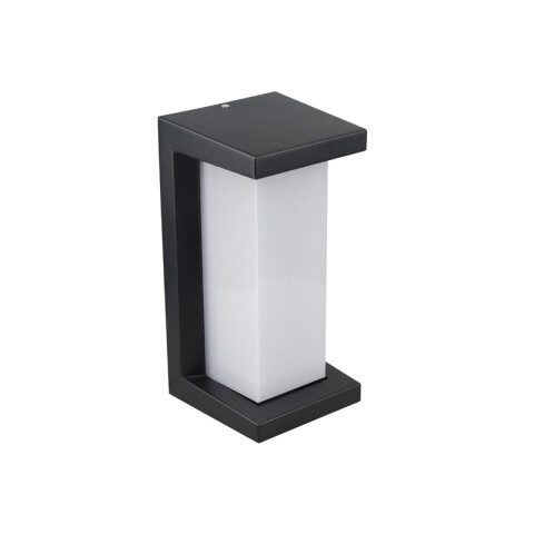 Aplique pared rect ngo 12W cálida 270° IP65 840lm ZU0346