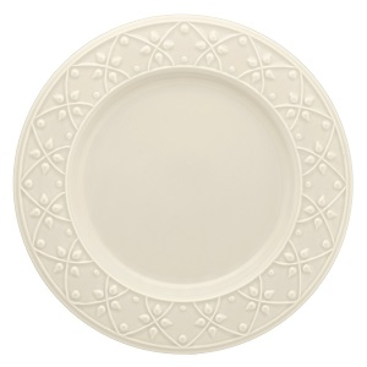Plato llano 26 cms- Mendi Marfil 
