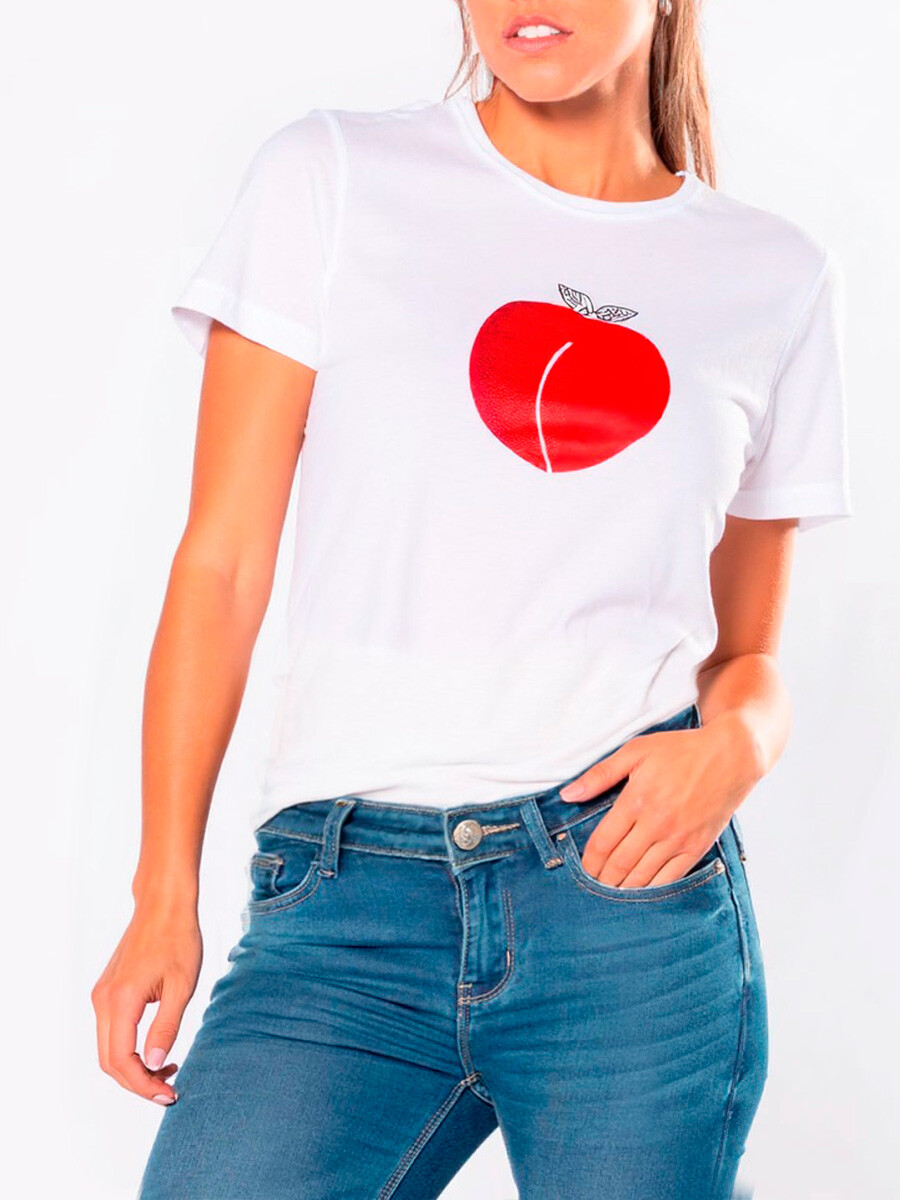 T-SHIRT FUMAT - Blanco 