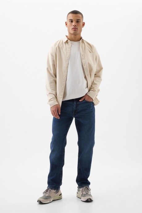 Jean Straight Hombre Dark Wash