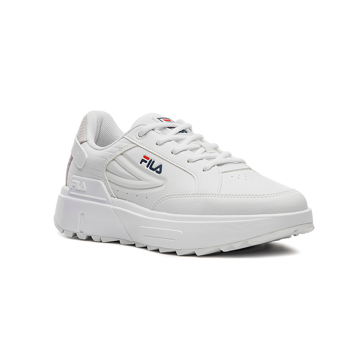 Fila Champion tormo classic blanco/plata/marino Mujer - Blanco-Plata 