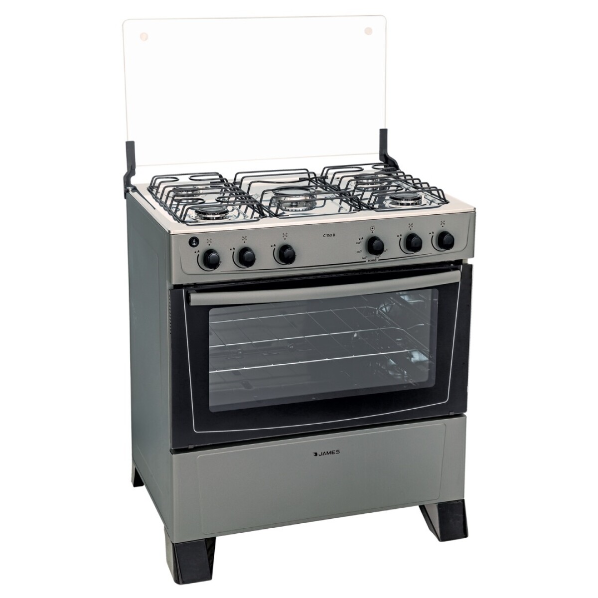 Cocina a gas JAMES C 150 B - Titanium 