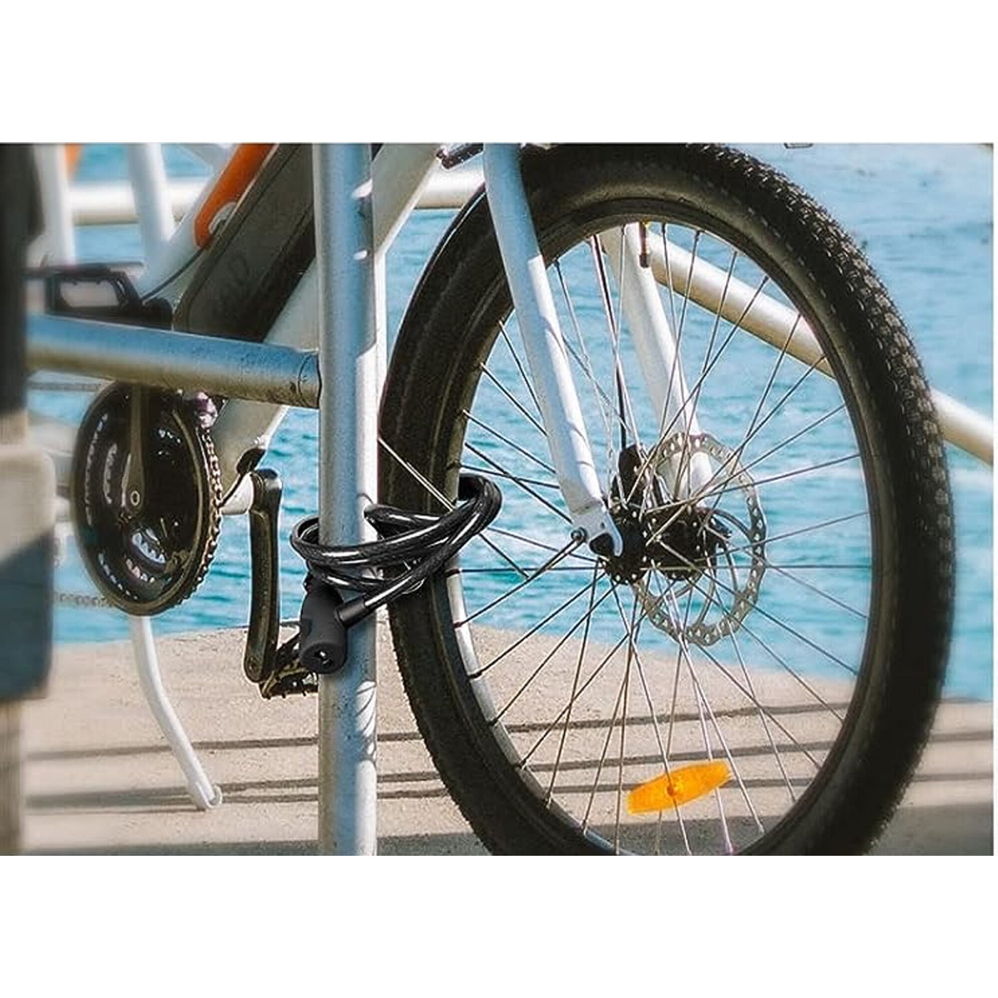 Cadena Gruesa Bicicleta Moto Candado Tranca Antirrobo - Llave — El