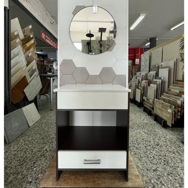 MUEBLE DE BAÑO 64 CM CON MESADA DE QUARELLA - SIN BACHA MUEBLE DE BAÑO 64 CM CON MESADA DE QUARELLA - SIN BACHA