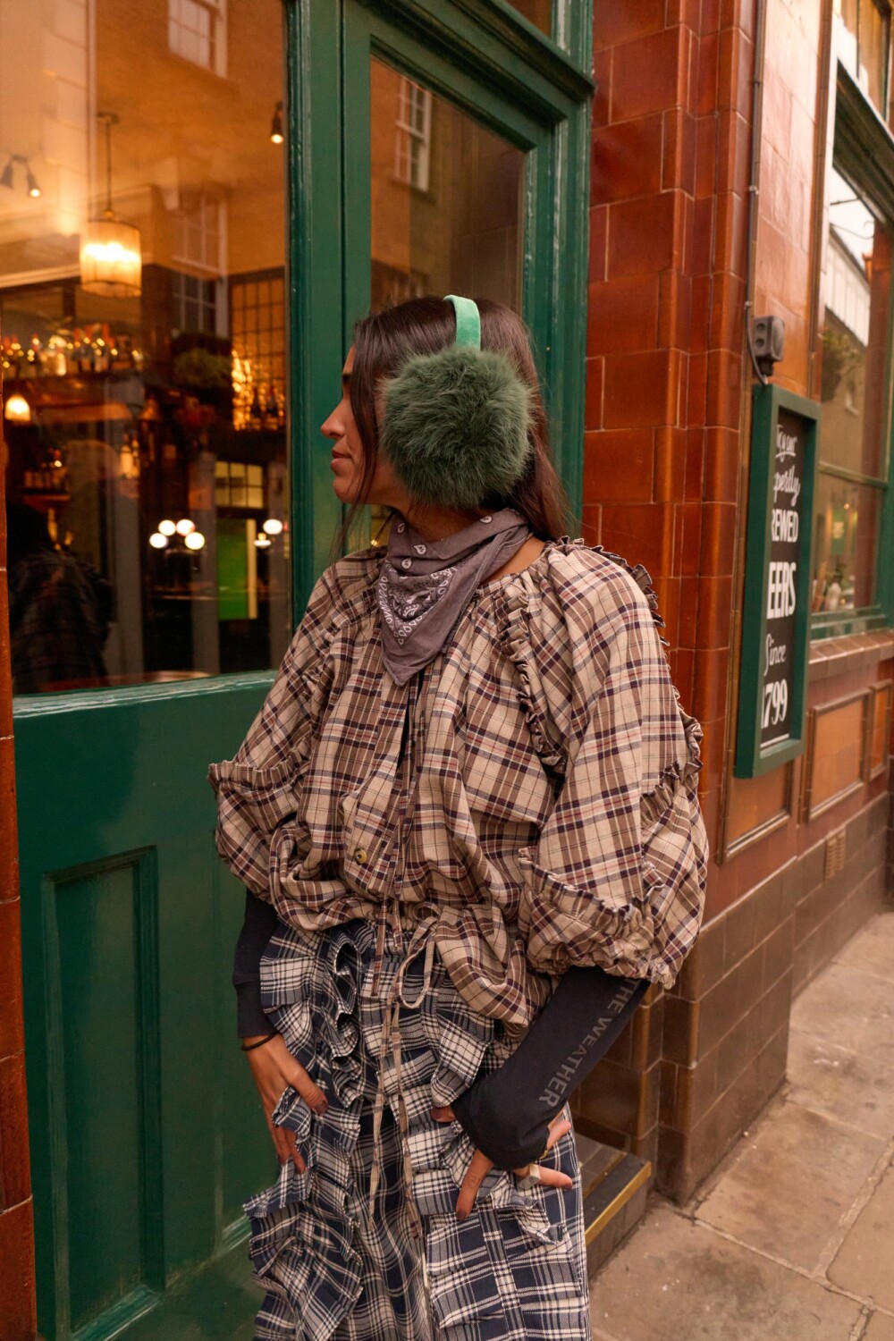 Bloom Shirt Azul / Beige