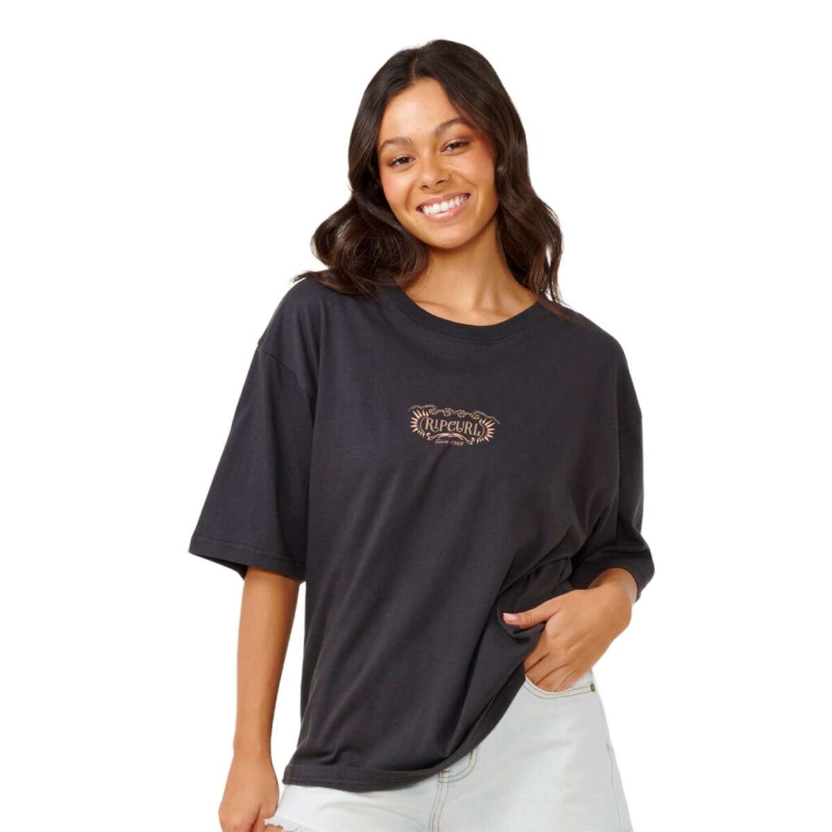 Remera Rip Curl Desert Queen Heritage - Negro 
