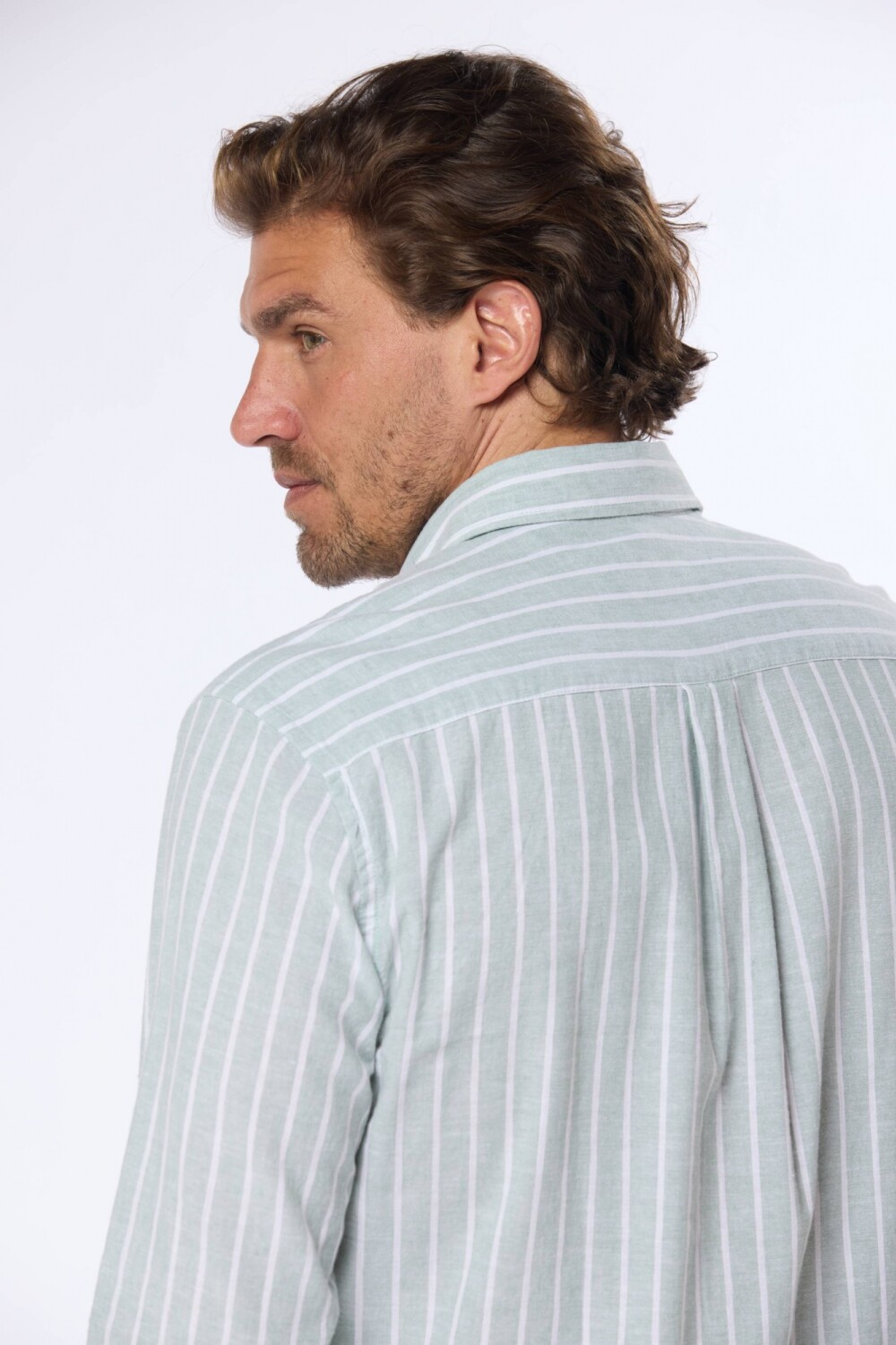 CAMISA DE LINO Verde