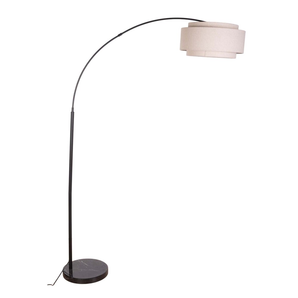 LÁMPARA DE PIE ML23470 NEGRO METAL ML23470699