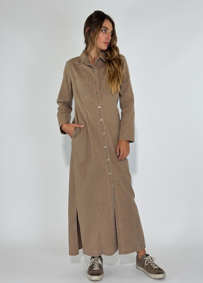 VESTIDO MANA - TOSTADO 