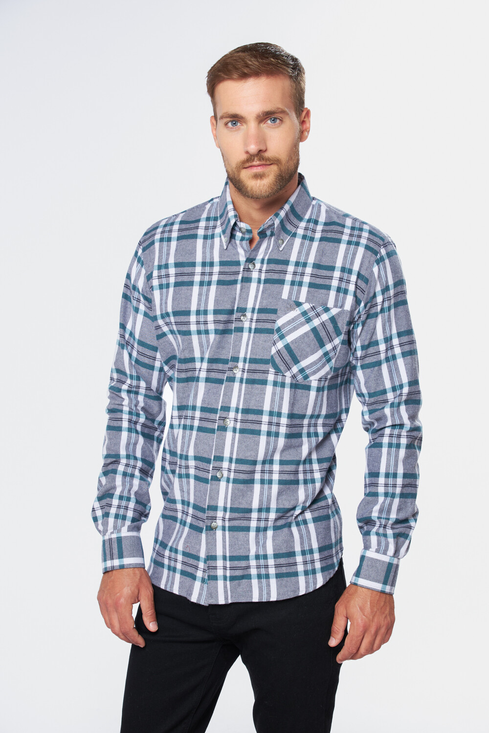 CAMISA LEÑADORA CUADROS Verde