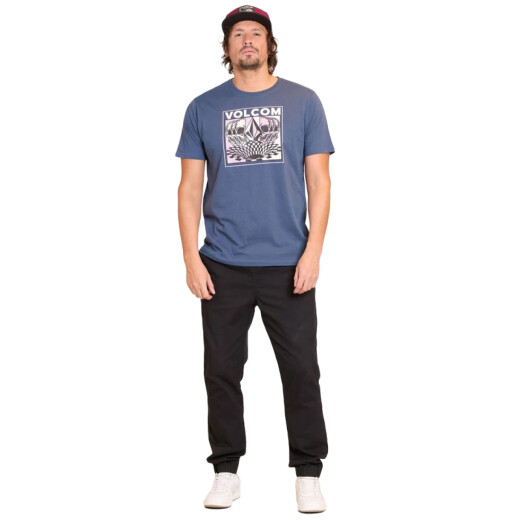 Remera Volcom Duality - Azul Remera Volcom Duality - Azul
