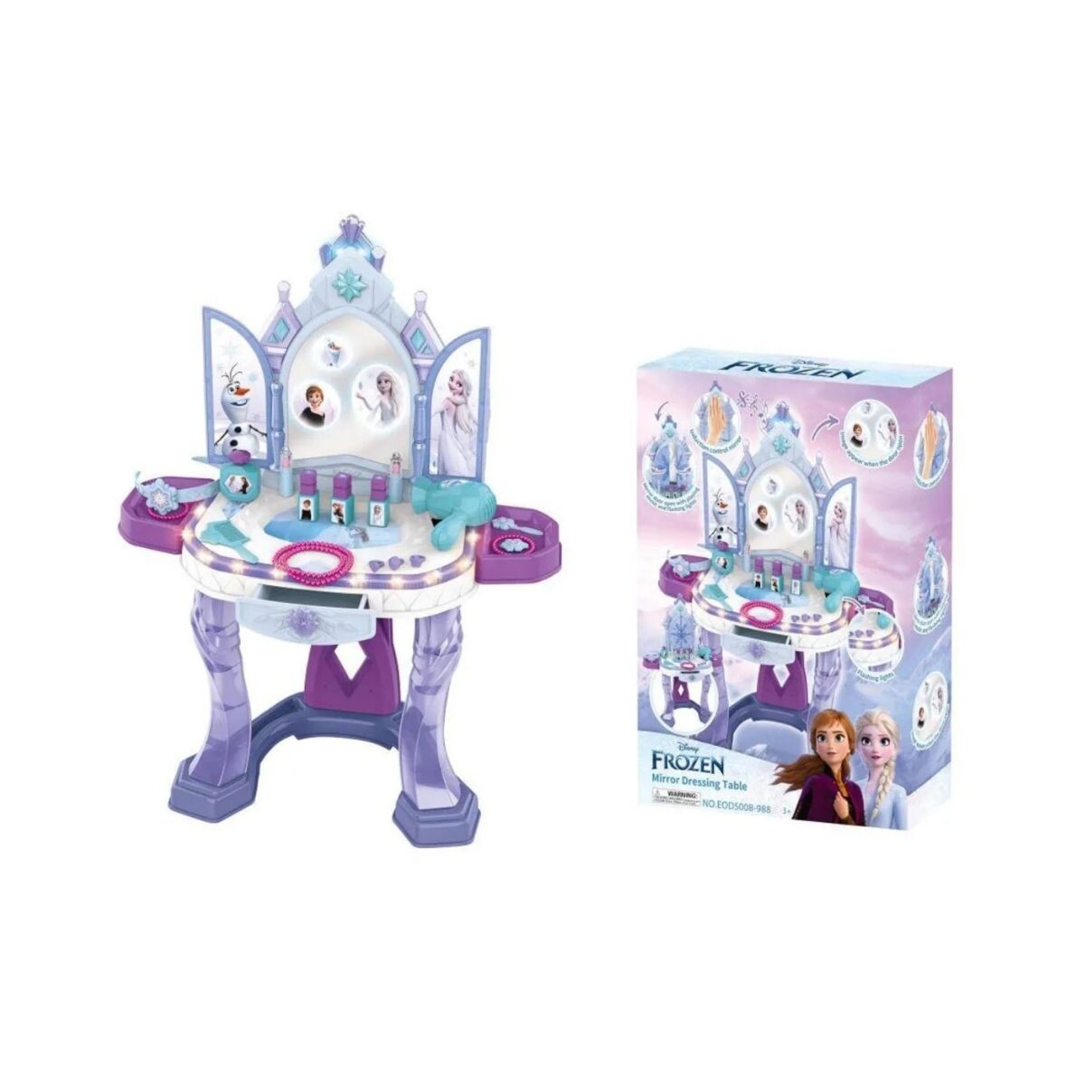 Tocador Disney Frozen con Espejo Luces y Sonidos - LILA 