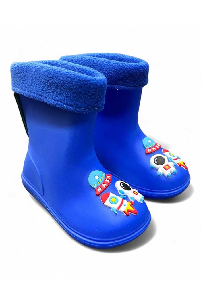 BOTA DE LLUVIA NIÑO NASA Azul