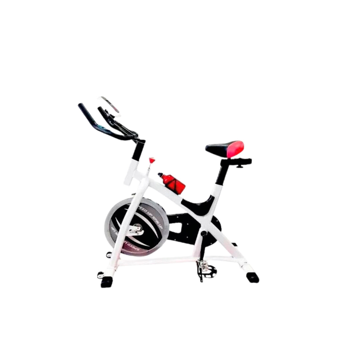 Bicicleta Spinning Profesional Regulable Premium 8kg + Regalo - Blanco 