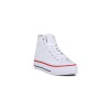 Championes Pony Bota Plataforma Fifth Ave Mujer Blanco