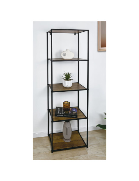 ESTANTERIA 5 NIVELES 45X30X150CM MADERA Y METAL ESTANTERIA 5 NIVELES 45X30X150CM MADERA Y METAL