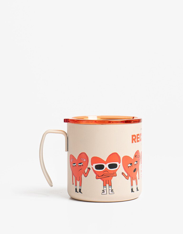 Artículos cocina Taza Metálica Broken Hearts - Combinacion Tricolor