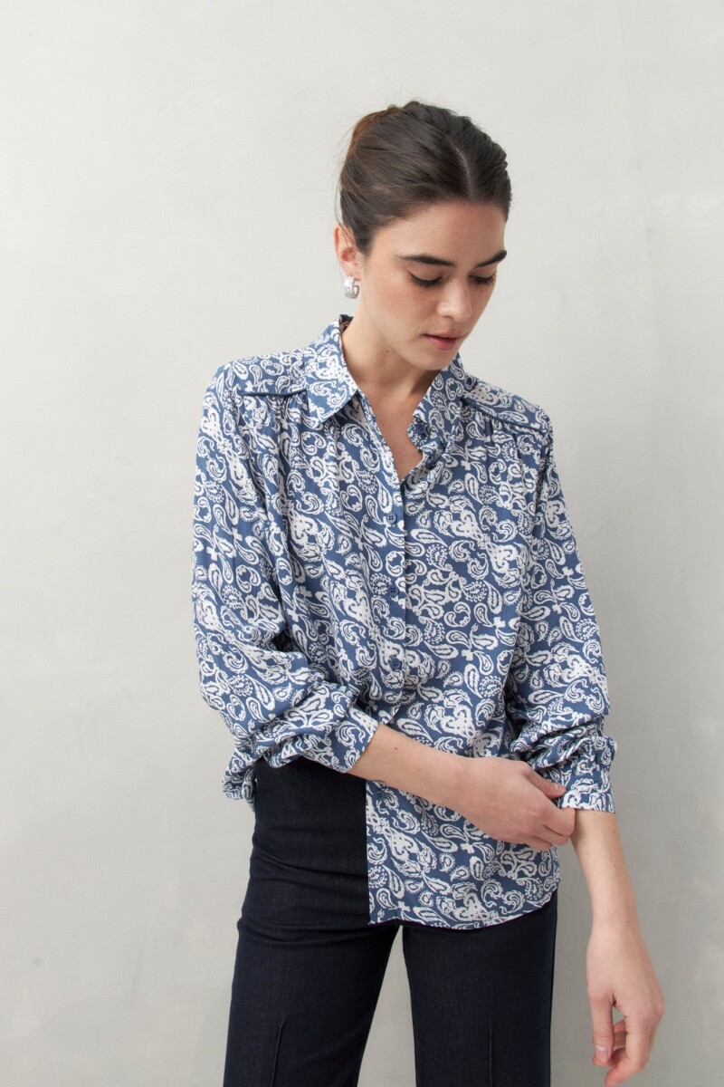CAMISA ALTHEA Azul Marino