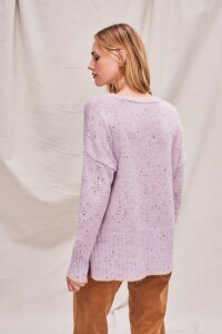 Sweater Bouttonne Lila