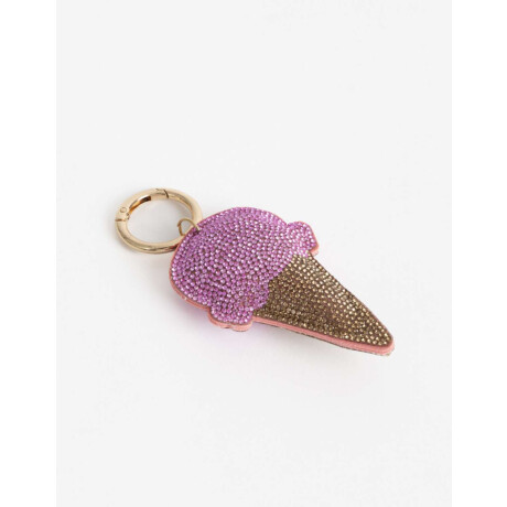 Llavero Y Bag Charm De Helado Combinacion Bicolor