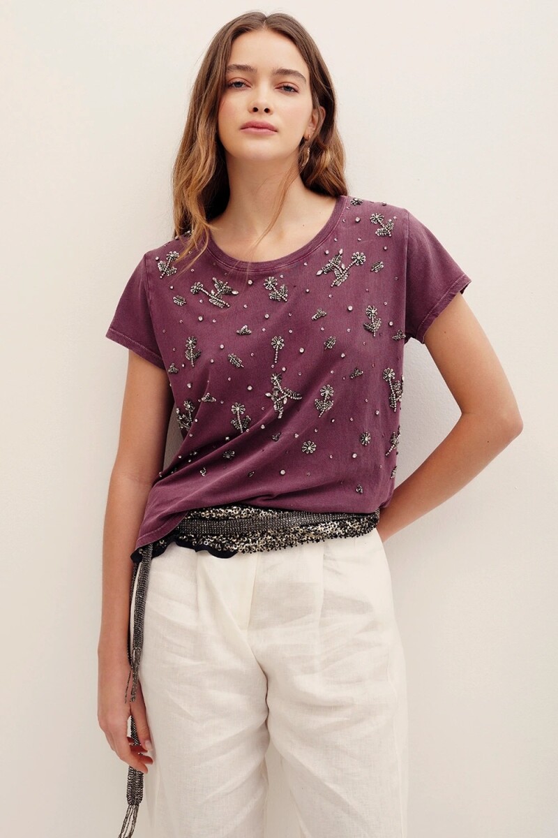 REMERA DAISY Bordo