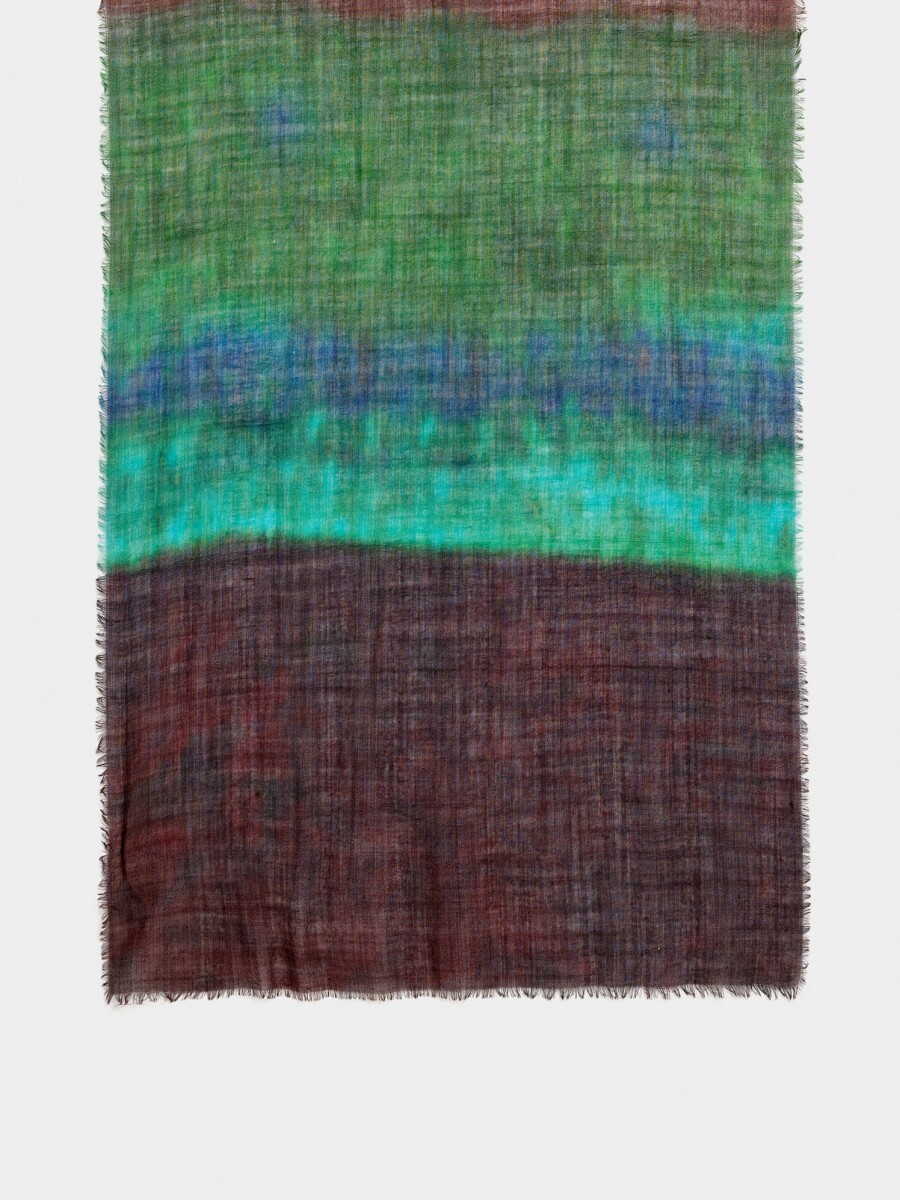 Pashmina 100% Lana multicolor