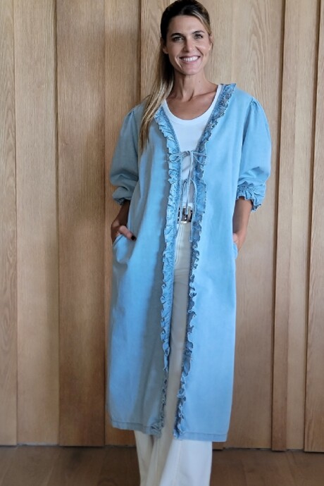 Kimono Almeja Denim Celeste