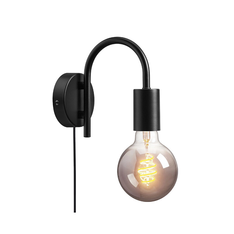 ARTEFACTO DE PARED NUR Luminaria de Pared Nur Negra