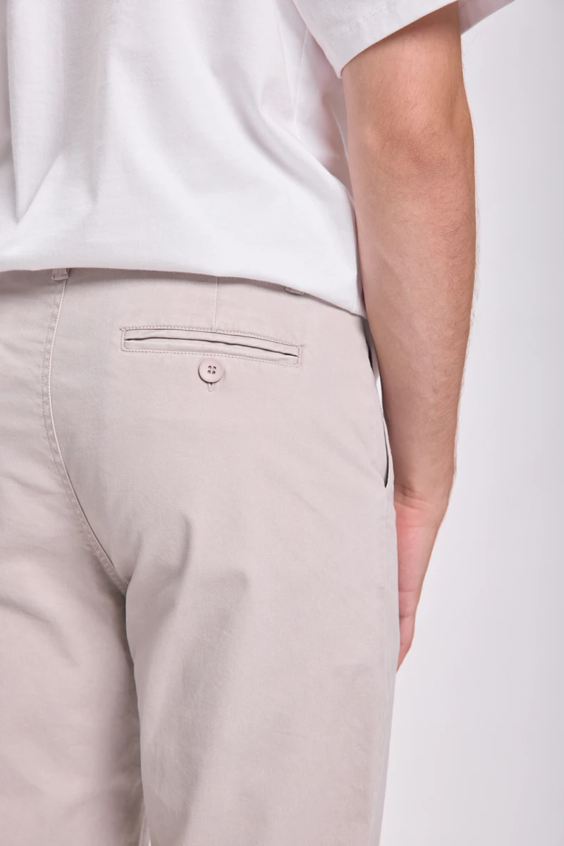 Pantalón chino Gris Claro