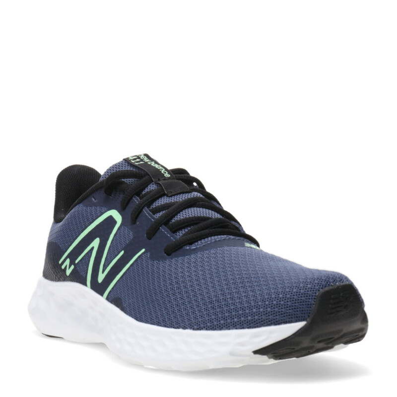 Championes de Hombre New Balance Running Course 411 V3 Azul - Negro - Amarillo Lima