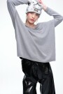 SWEATER ESCOTE V Gris