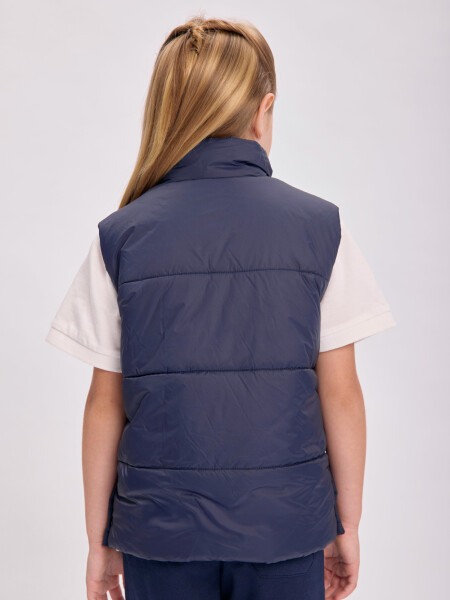 Chaleco unisex inflado Azul Marino