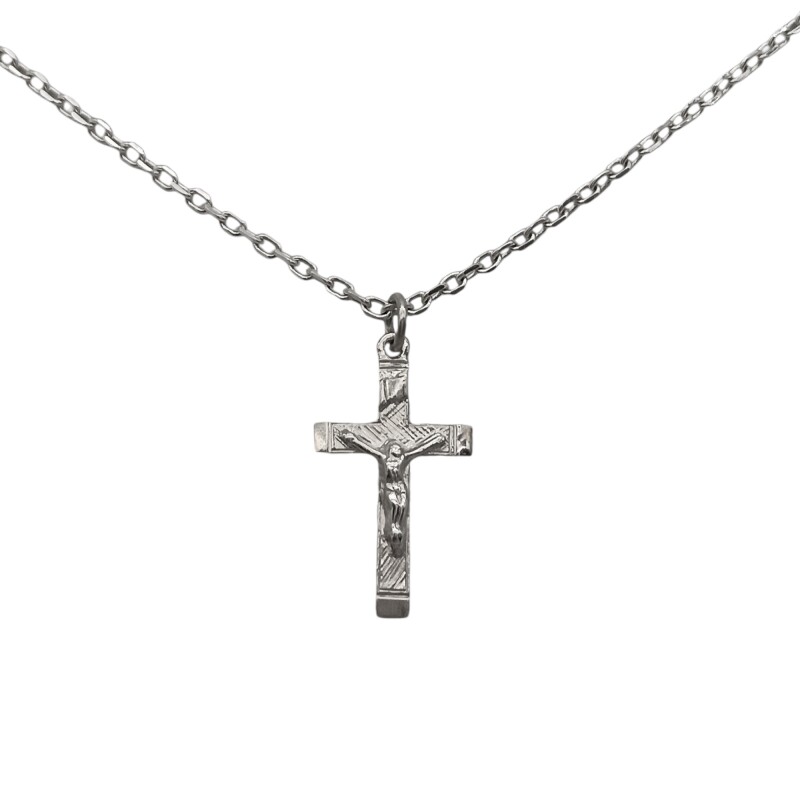 Dije Cruz, Crucifijo-Plata 925-Sin piedra-CP3164 sinpiedra